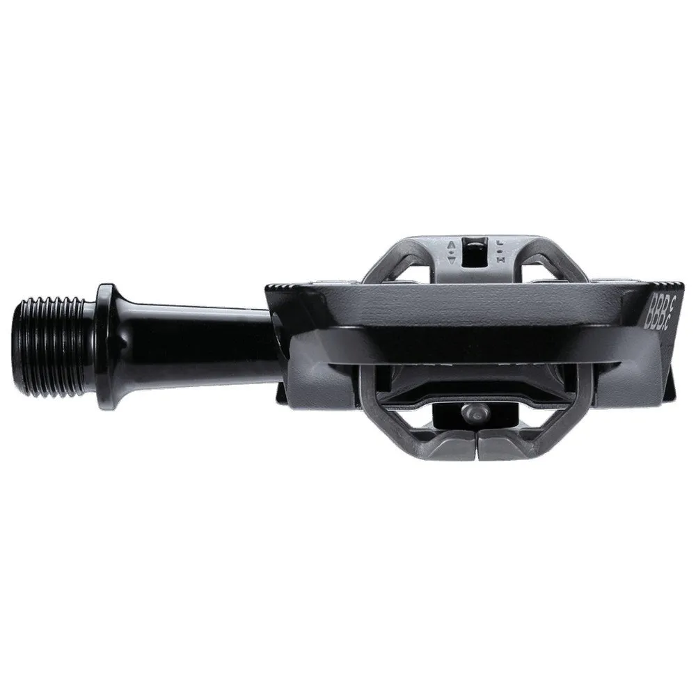 BBB Trailmount Spd Compatible Sykkelpedaler, Matt black, One Size