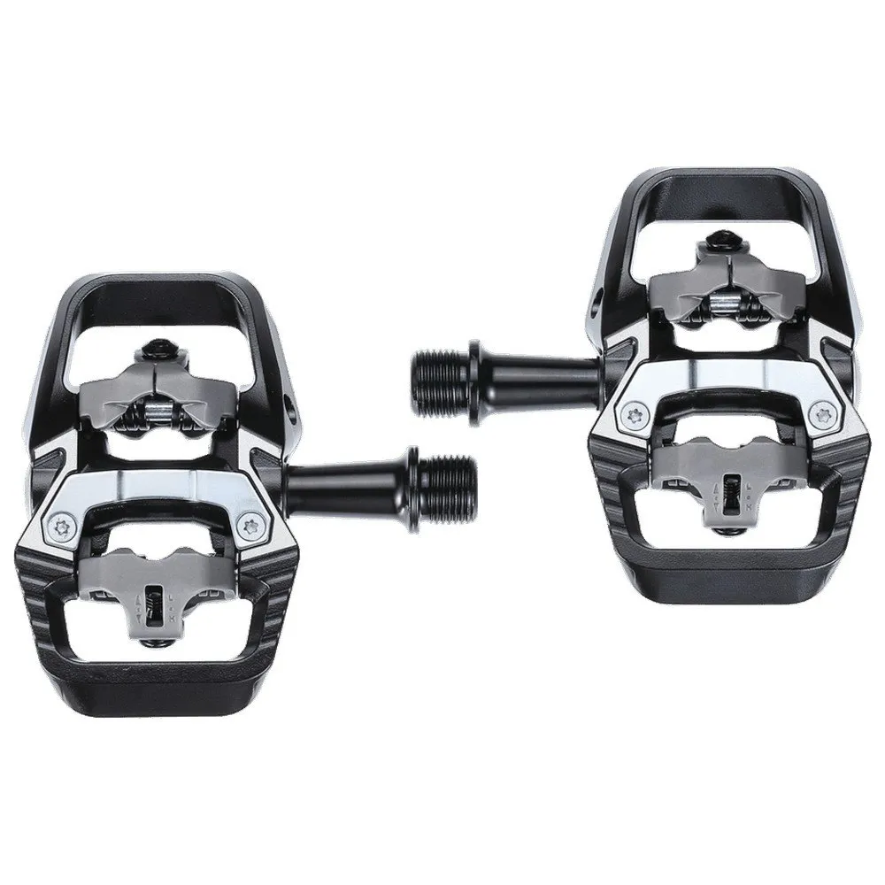 BBB Trailmount Spd Compatible Sykkelpedaler, Matt black, One Size