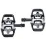 BBB Trailmount Spd Compatible Sykkelpedaler, Matt black, One Size