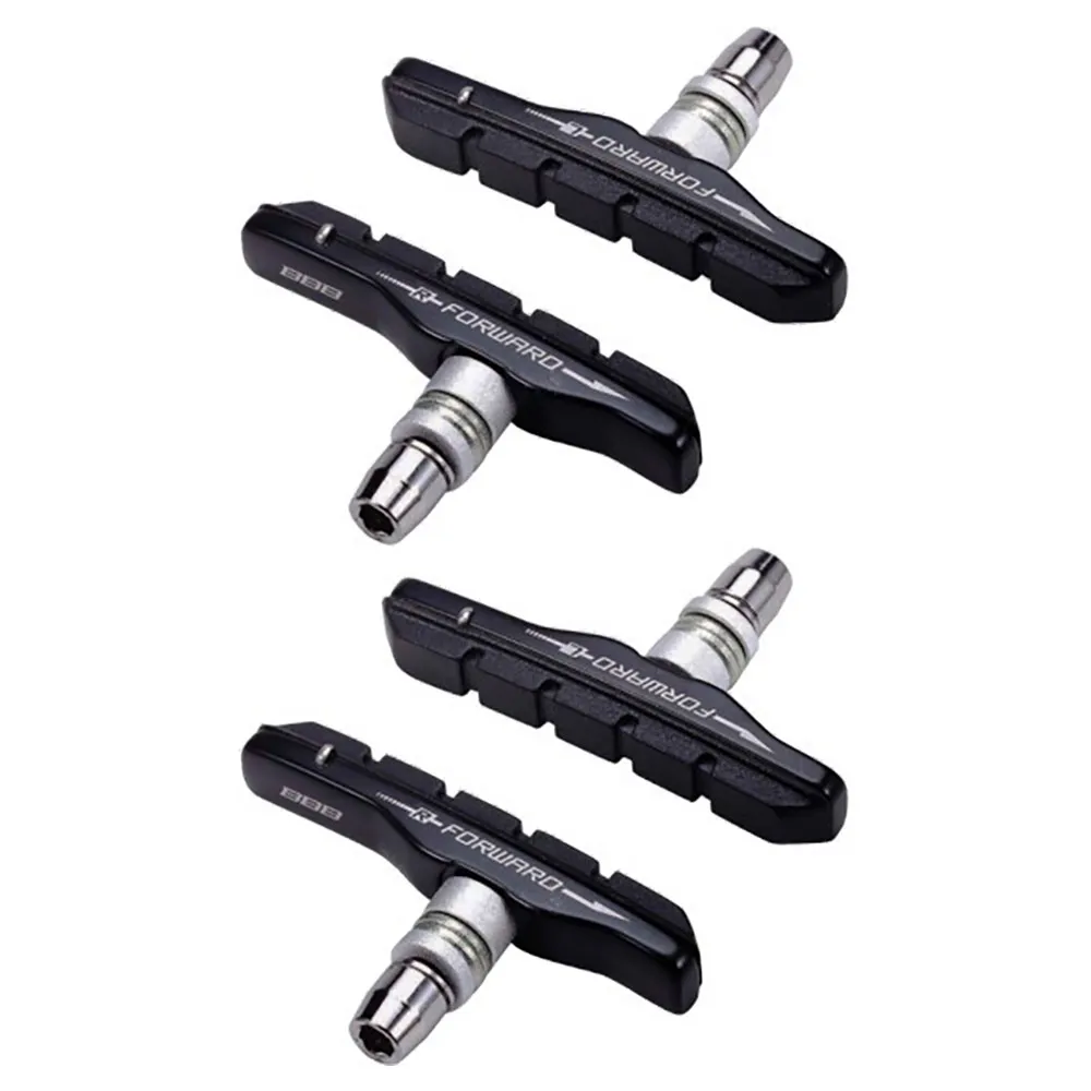 BBB Veestop Komplette Felgbremseklosser 2 Par, Black, One Size BBB Veestop Komplette Felgbremseklosser 2 Par, Black, One Size