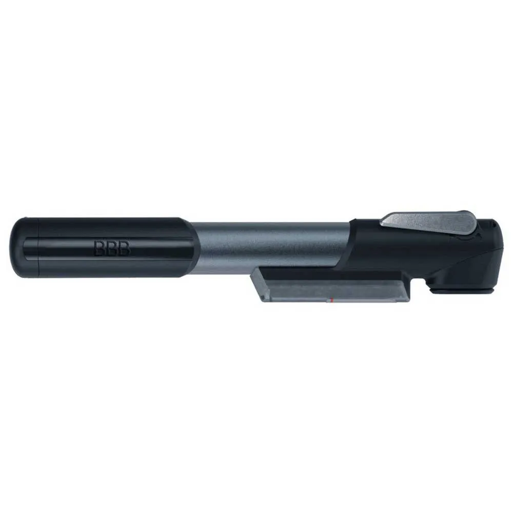 BBB Windgun S Mini Pumpe, Grey, 100psi BBB Windgun S Mini Pumpe, Grey, 100psi