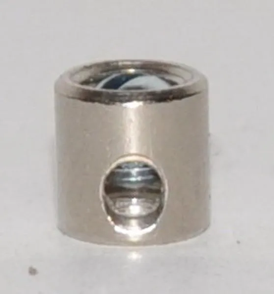 BBG 1 stk. Skruenippelø1,8 5,5x5,5mm, Sølv