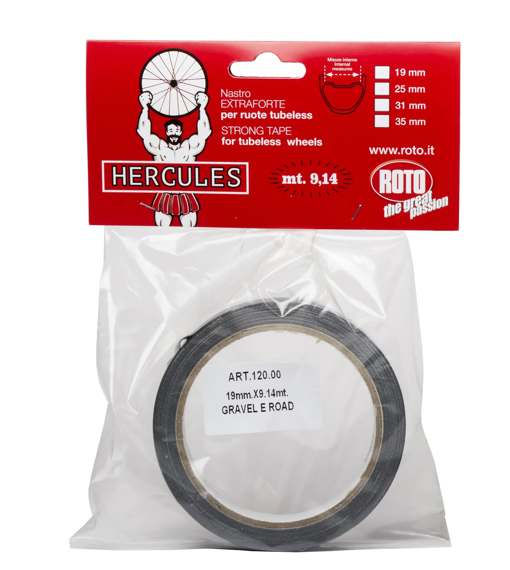 BBG Hercules Tubeless Tape 19 MM 9 Meter