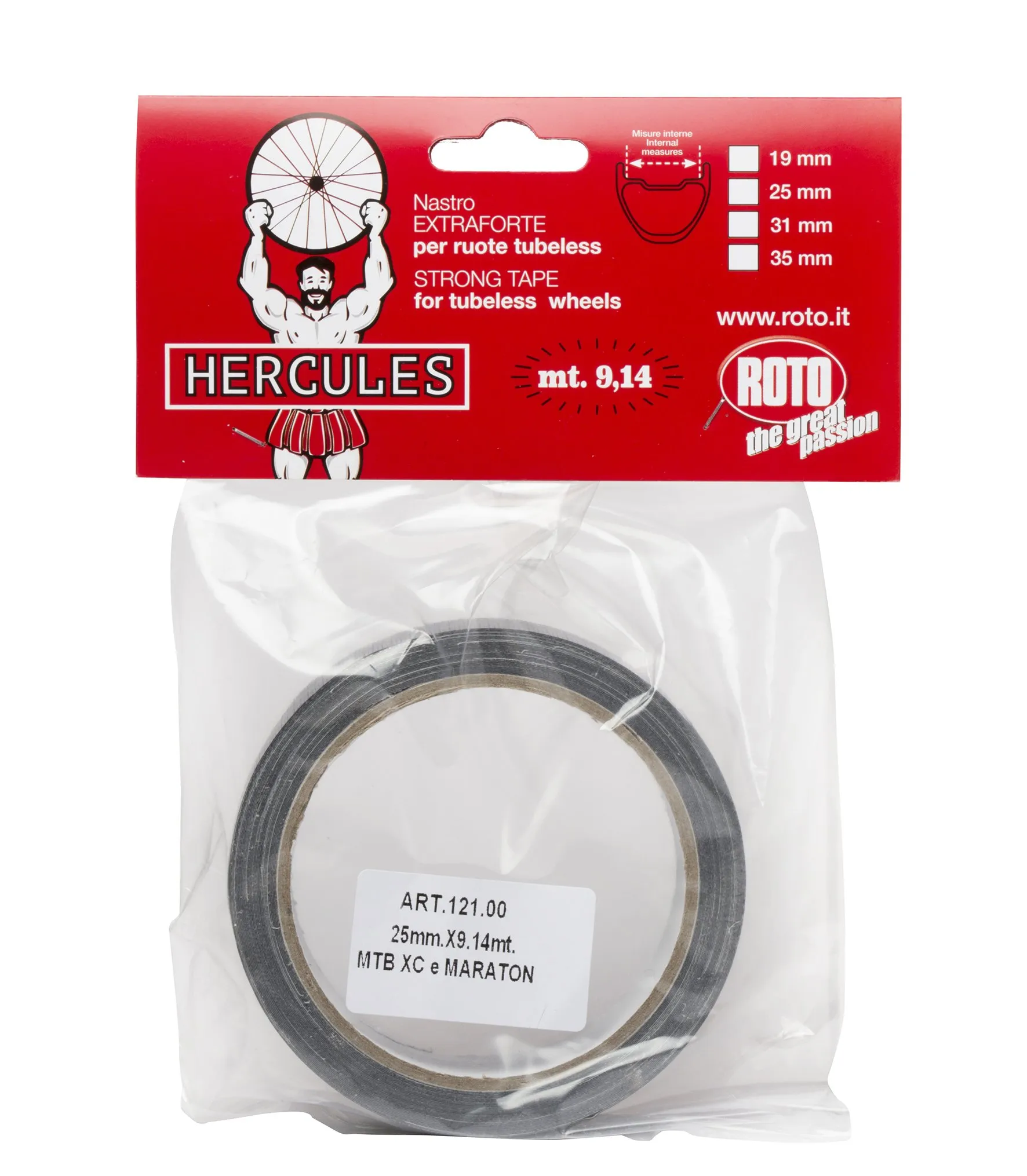 BBG Hercules Tubeless Teip 25 MM 9 Meter