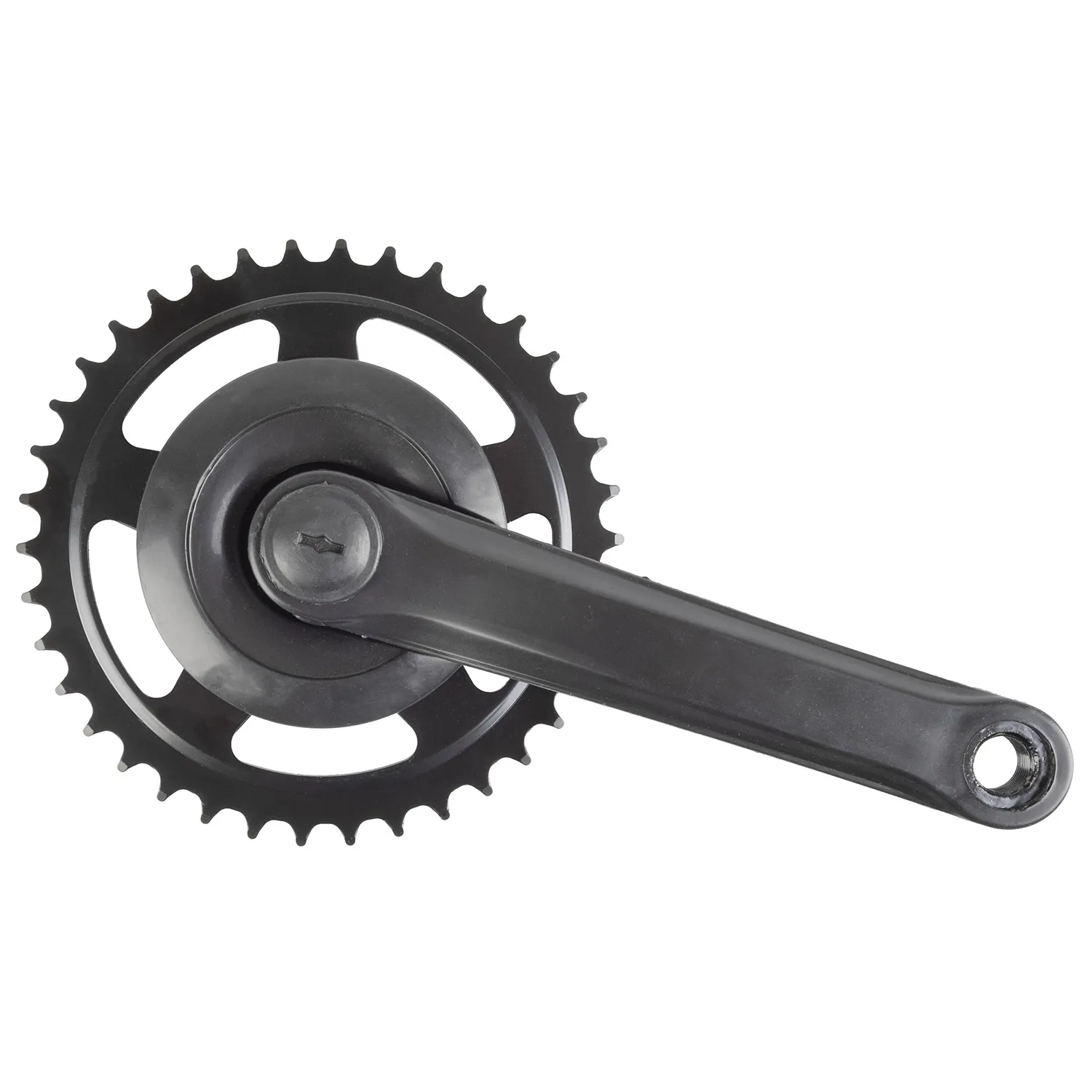 BBG Kranksett Singlespeed 38T 170mm 3/32?, Svart