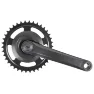BBG Kranksett Singlespeed 38T 170mm 3/32?, Svart