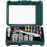 BBG METABO Bit/Pipenøkkelsett m. 26 deler