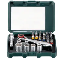 BBG METABO Bit/Pipenøkkelsett m. 26 deler