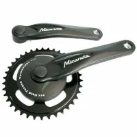 BBG Miranda Kranksett 38T 170mm Pedalarmer BBG Miranda Kranksett 38T 170mm Pedalarmer