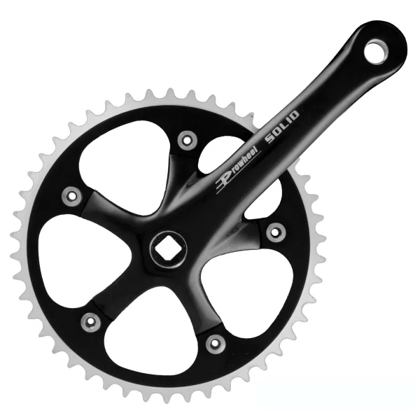 BBG Prowheel Fixie/citybike kranksæt 46T, Svart