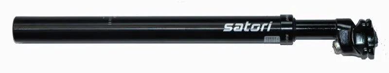 BBG Setepinne 27,2mm med fjæring, Svart