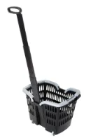 BBG Sykkelkurv Med Trolly Håndtak 22.2-31.8 MM Styre