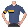 Deep slate blue / mustard 2