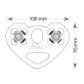 Beal Transf Air Twin B Svingledd, Matt stone, One Size