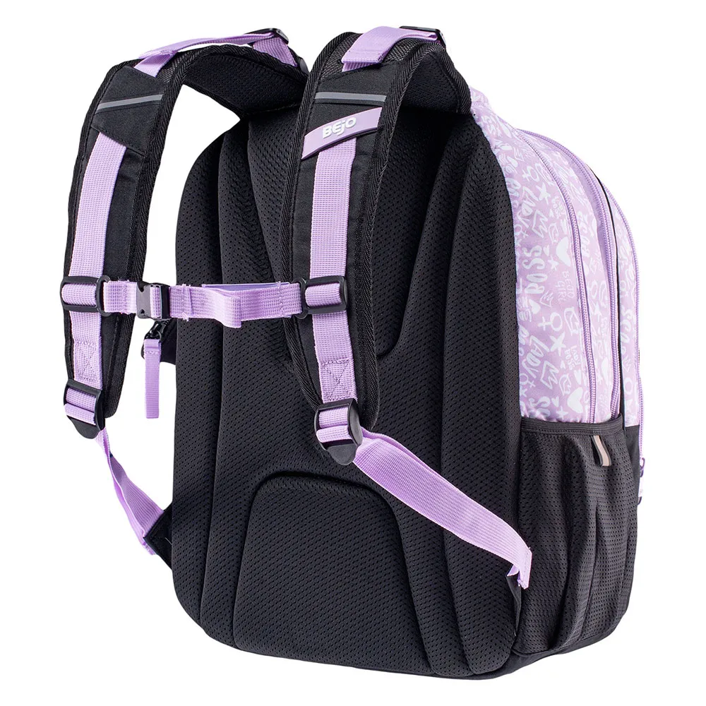 Bejo Schoolmate Sekk, Lady orchid print / black Bejo Schoolmate Sekk, Lady orchid print / black