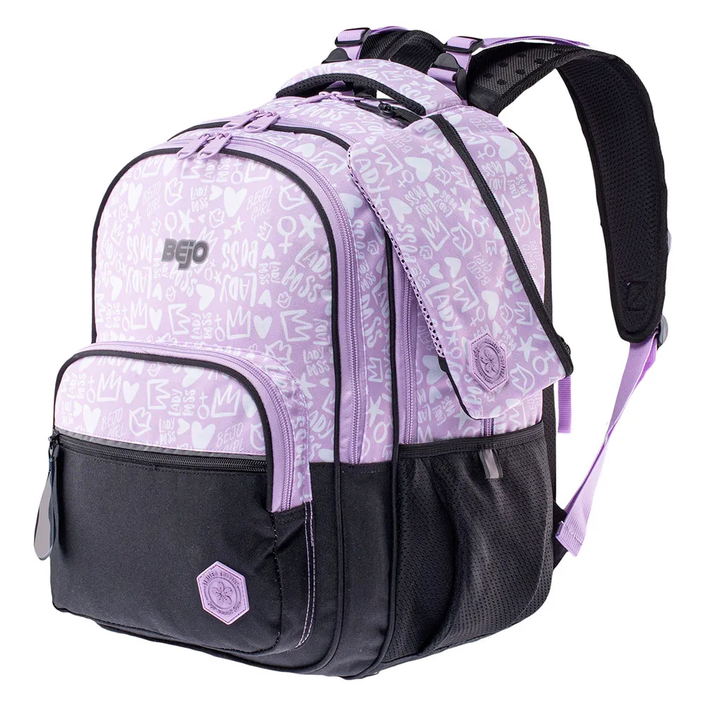 Bejo Schoolmate Sekk, Lady orchid print / black Bejo Schoolmate Sekk, Lady orchid print / black
