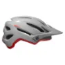 Matte dark grey/crimson