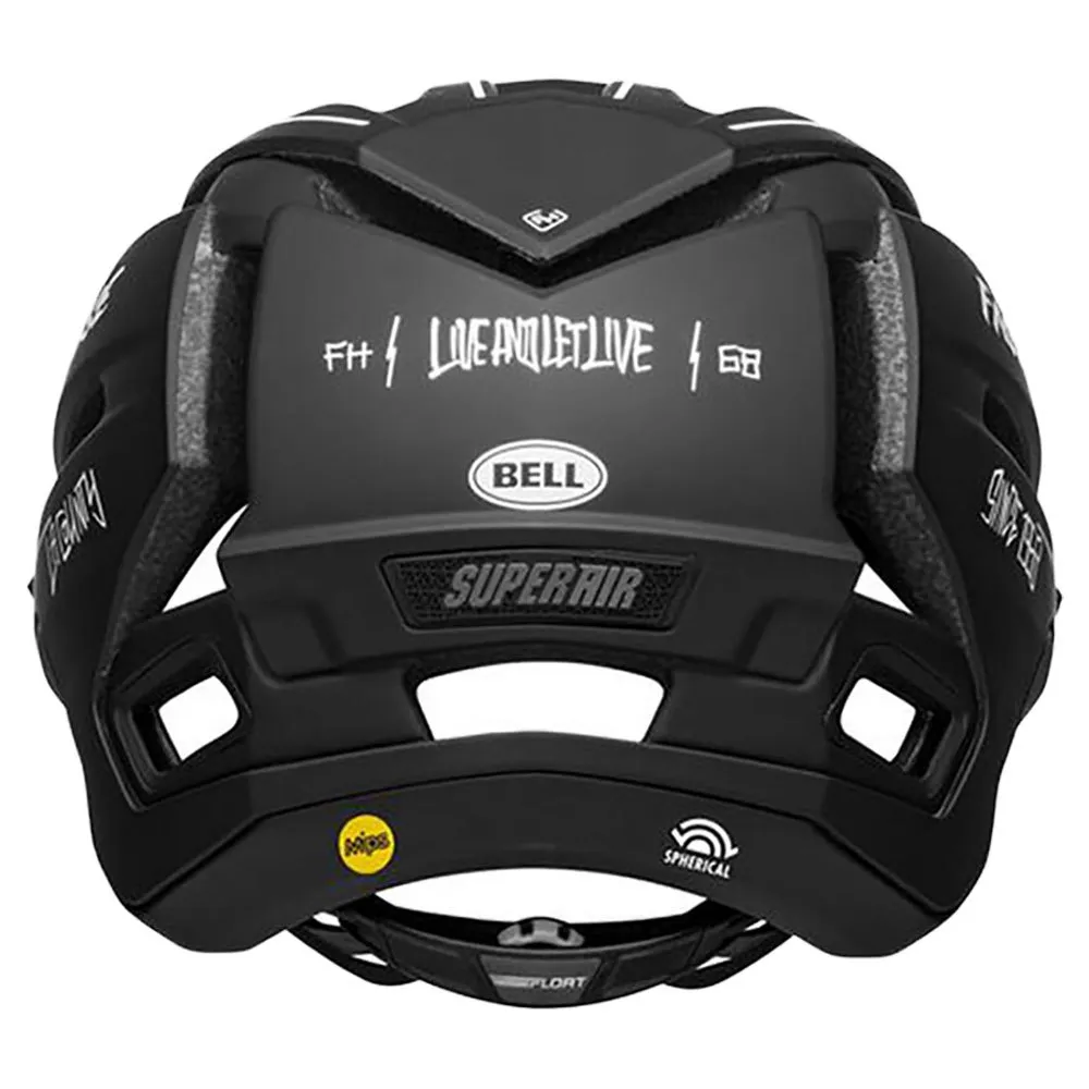 Bell Super Air Spherical Mtb-hjelm, Black / white Bell Super Air Spherical Mtb-hjelm, Black / white