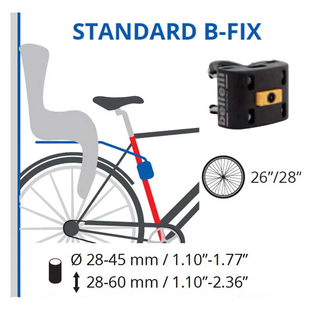 Bellelli B-fix Monteringssystem, Black, One Size