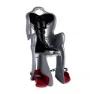 Bellelli B-one Standard Multifix Barnesykkelsete Ramme Montert, Silver, Max 22kg