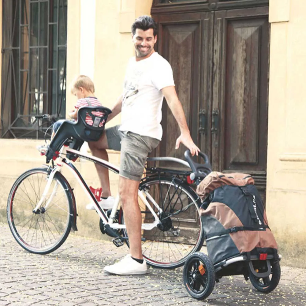 Bellelli B-tourist Frame System Sykkelvogn, Brown, Max 25kg