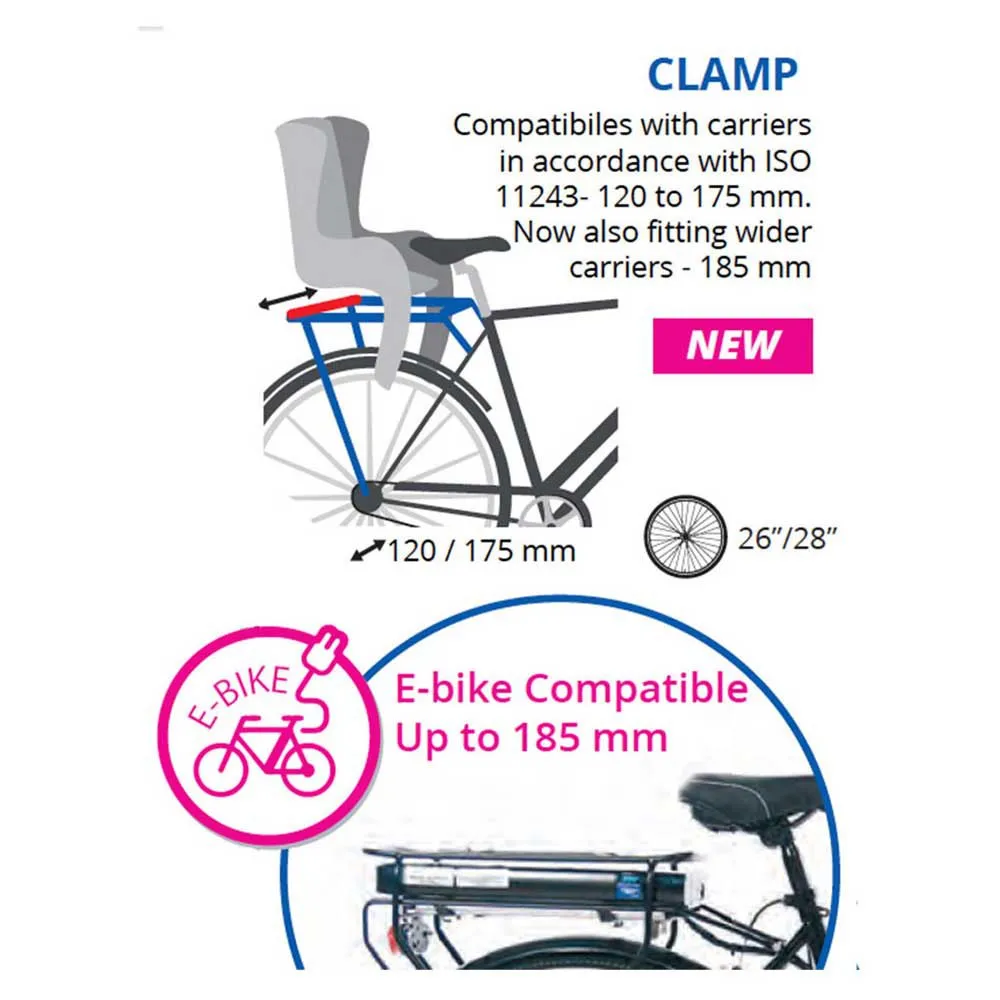 Bellelli Mr Fox Clamp Bakre Barnesykkelsete Bellelli Mr Fox Clamp Bakre Barnesykkelsete