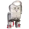 Bellelli Mrfox Clamp Barne Sykkelsete, Silver, Max 22kg