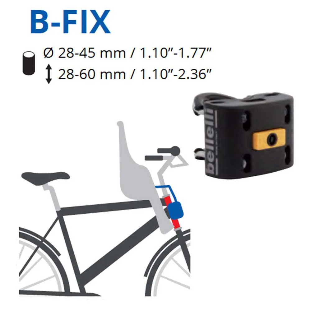 Bellelli Rabbit B-fix Frontmontert Barnesykkelsete