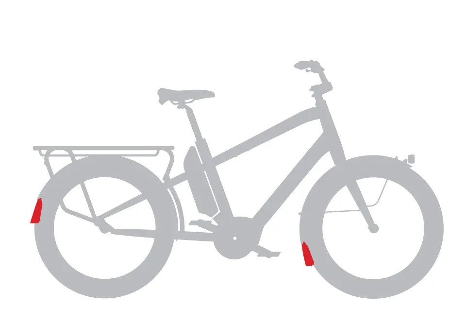 Benno Bikes Leather Mud Flap