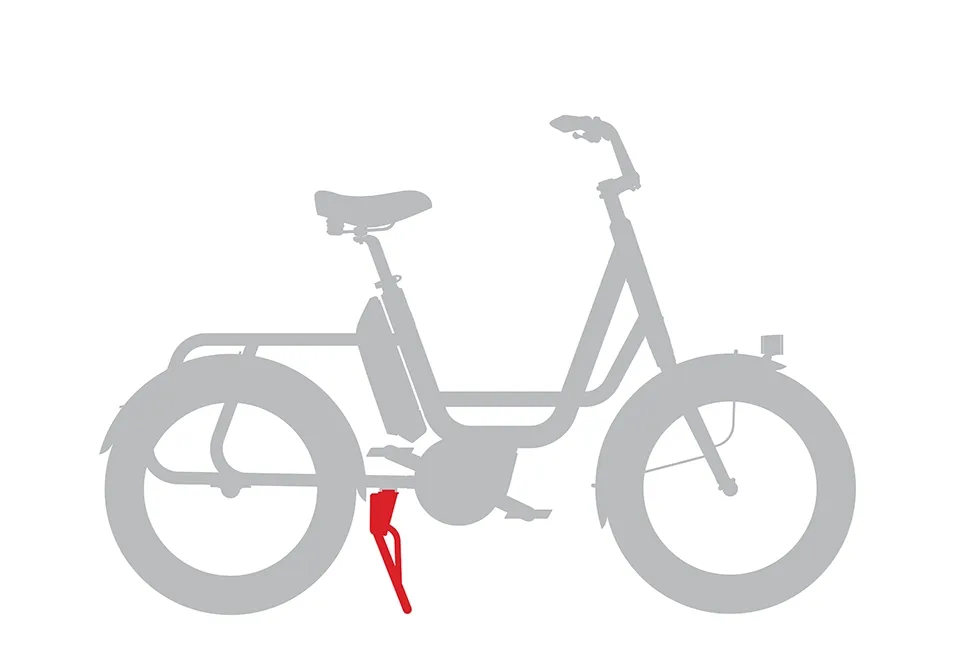 Benno Bikes RemiDemi Dobbel Kickstand/Støtte