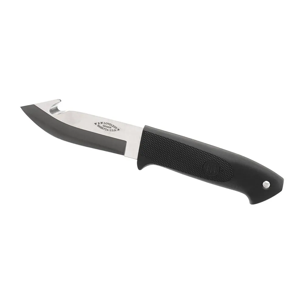 Beretta Loveless Guthook Hunter Kniv, Silver / black, One Size Beretta Loveless Guthook Hunter Kniv, Silver / black, One Size
