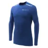 Beretta Unisex Flash Seamless Underwear Ls, Blue navy & blue
