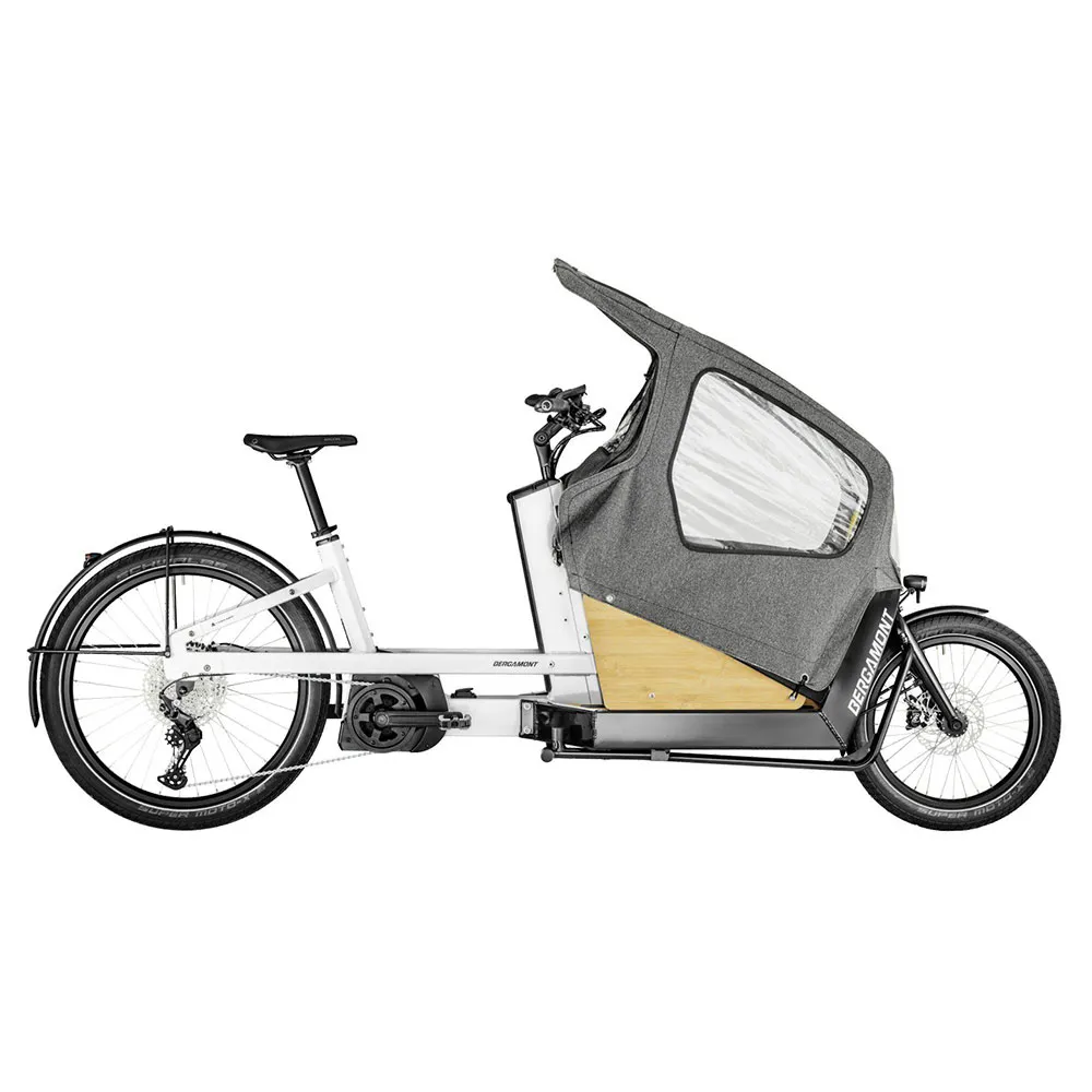 Bergamont E-cargoville Lj Edition Performance Line Gen 3 26´´ Elektrisk Sykkel, White, One Size, 500Wh, Elsykkel Bergamont E-cargoville Lj Edition Performance Line Gen 3 26´´ Elektrisk Sykkel, White, One Size, 500Wh, Elsykkel