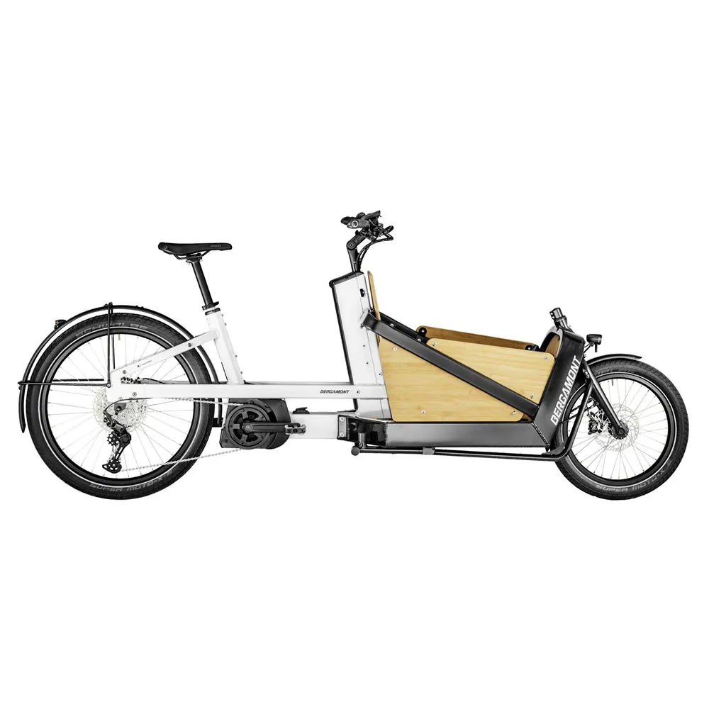 Bergamont E-cargoville Lj Edition Performance Line Gen 3 26´´ Elektrisk Sykkel, White, One Size, 500Wh, Elsykkel Bergamont E-cargoville Lj Edition Performance Line Gen 3 26´´ Elektrisk Sykkel, White, One Size, 500Wh, Elsykkel