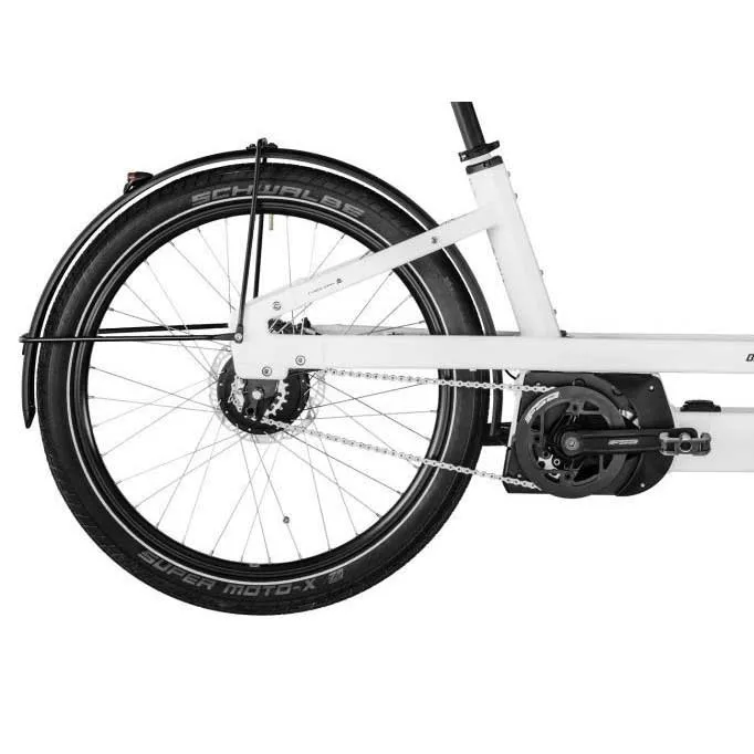 Bergamont E-cargoville Lj Expert 20/26´´ 2022 Elektrisk Sykkel, White, One Size, 625Wh, Elsykkel