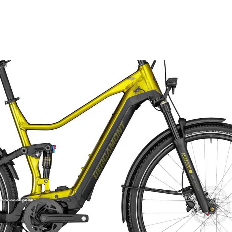 Bergamont E-horizon Fs Edition 2022 Elektrisk Sykkel, Yellow gold, 54, 500Wh, Elsykkel