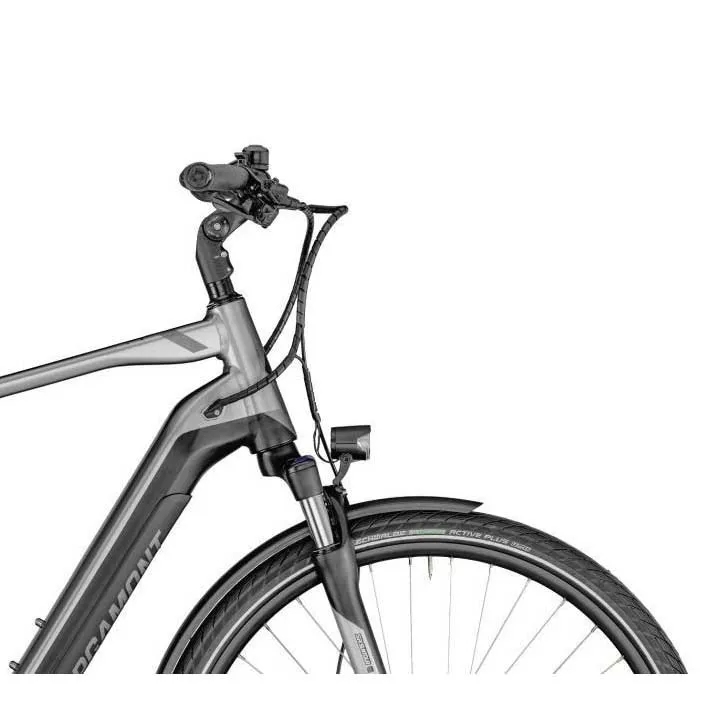 Bergamont E-horizon Tour 500 Gent 2022 E-sykkel, Chrome silver, 60, 500Wh, Elsykkel