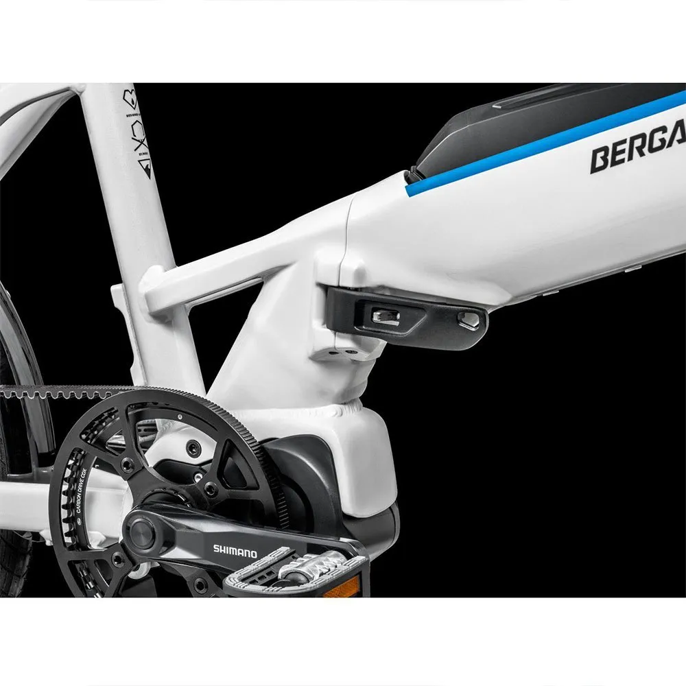 Bergamont Paul-e Eq Expert Sammenleggbar Elsykkel, White / blue, One Size, 504Wh Bergamont Paul-e Eq Expert Sammenleggbar Elsykkel, White / blue, One Size, 504Wh