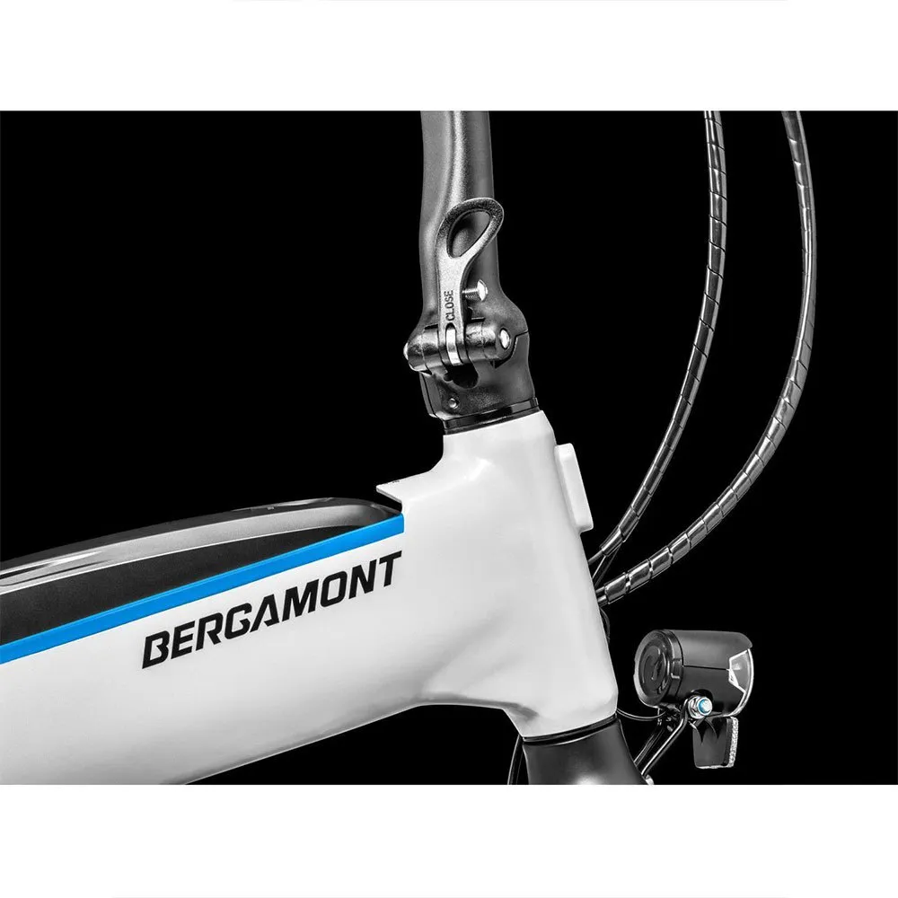 Bergamont Paul-e Eq Expert Sammenleggbar Elsykkel, White / blue, One Size, 504Wh Bergamont Paul-e Eq Expert Sammenleggbar Elsykkel, White / blue, One Size, 504Wh