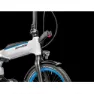 Bergamont Paul-e Eq Expert Sammenleggbar Elsykkel, White / blue, One Size, 504Wh
