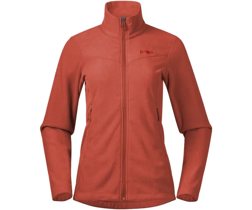 Bergans Finnsnes Fleece Jacket Women, Brick