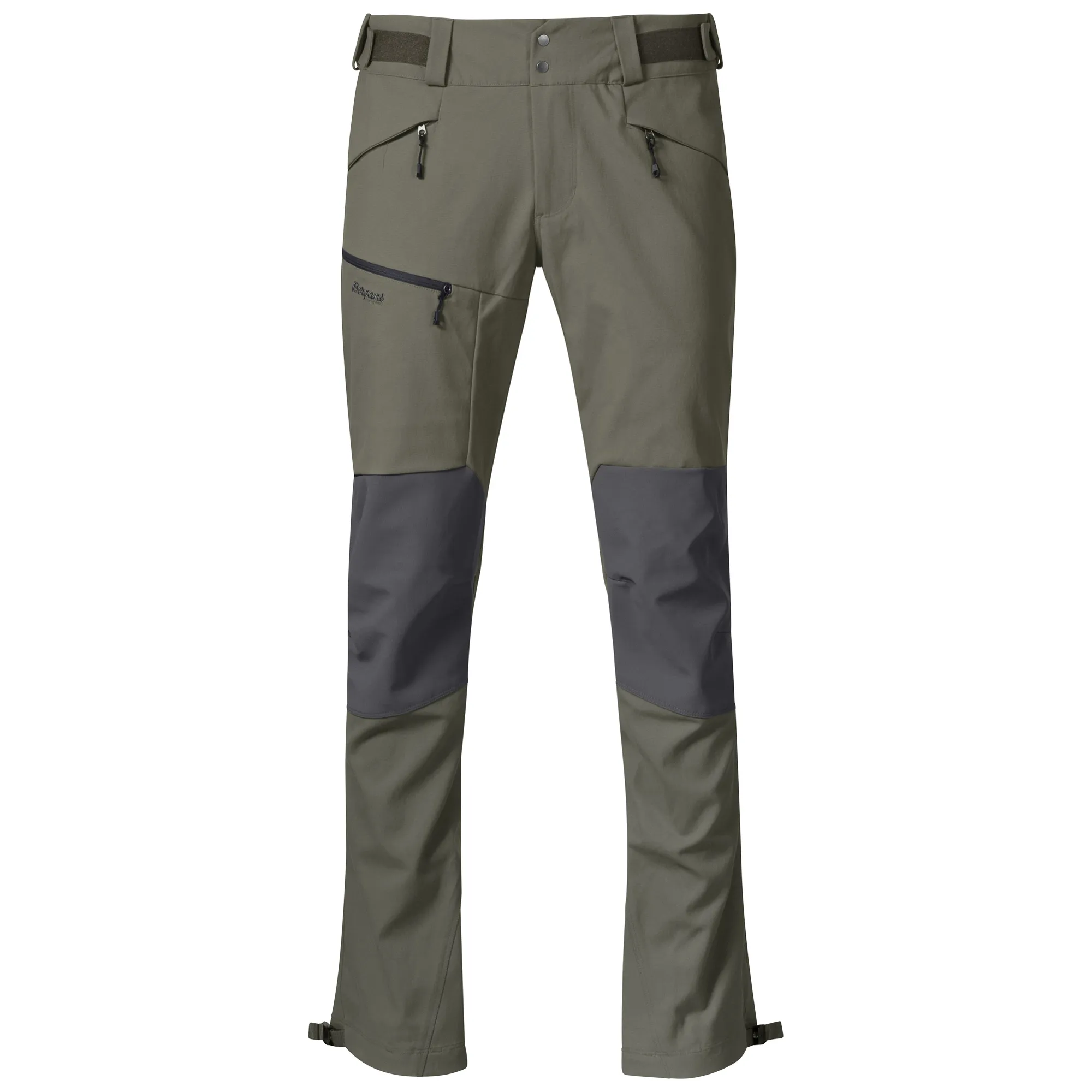 Bergans Men's Fjorda Trekking Hybrid Pants, Green mud/solid dark grey Bergans Men's Fjorda Trekking Hybrid Pants, Green mud/solid dark grey