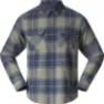 Green mud/navy blue check