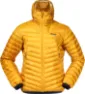 Bergans Men's Senja Down Light Jacket With Hood, Light golden yellow