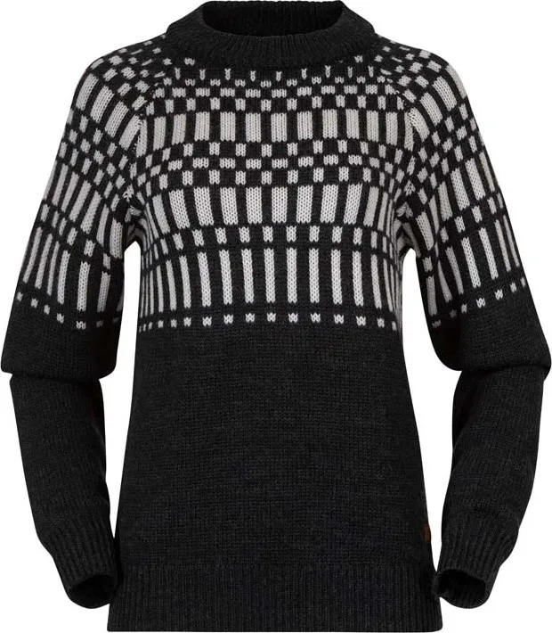 Bergans Nordmarka Merino Jumper Women Vanilla White/Husky Blue