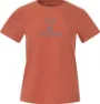 Bergans Women's Graphic Tee, Terracotta/husky blue