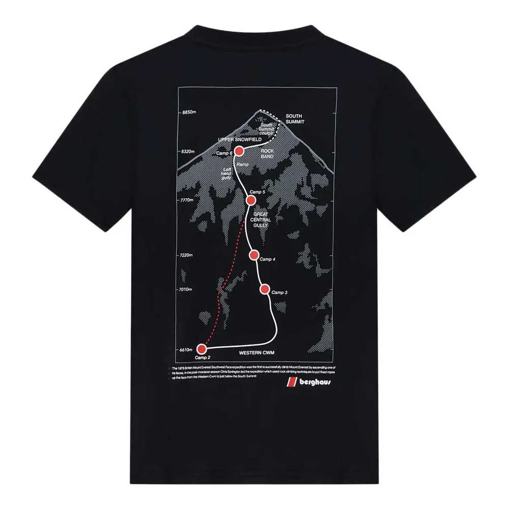 Berghaus 1975 Everest Expedition Kortarmet T-skjorte, Black / black Berghaus 1975 Everest Expedition Kortarmet T-skjorte, Black / black