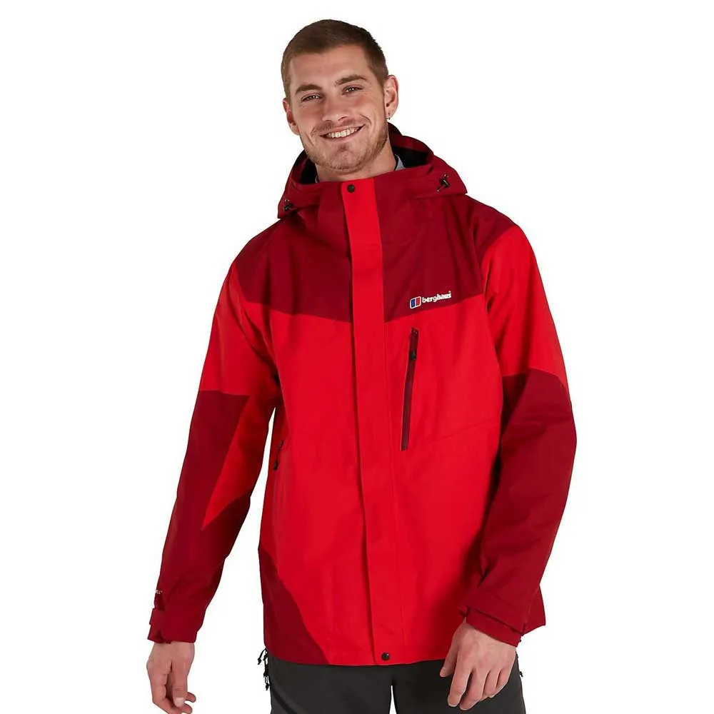 Berghaus Arran Waterproof Jakke, Red / dark red