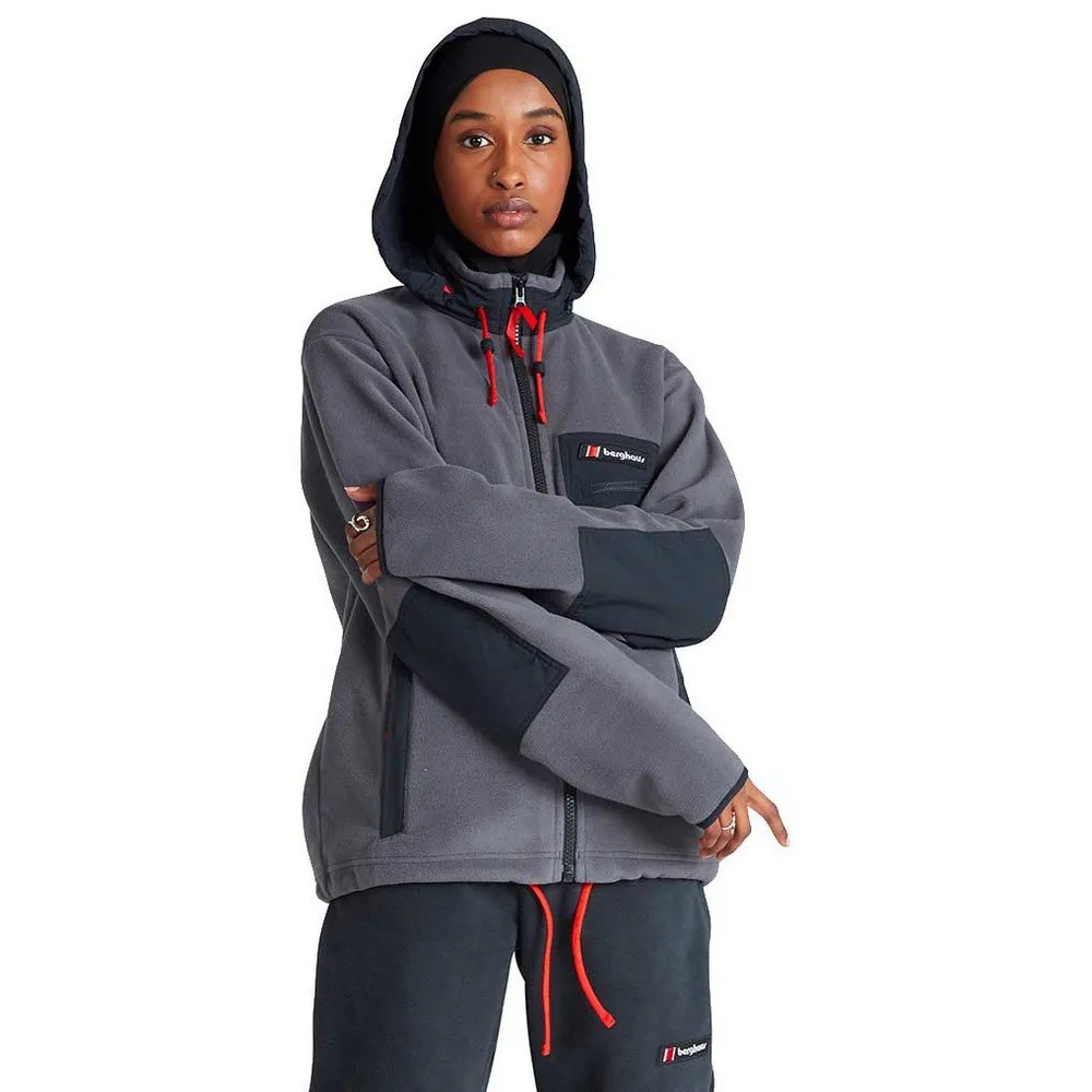 Berghaus Ascent 91 Fleecejakke Med Full Glidelås, Grey