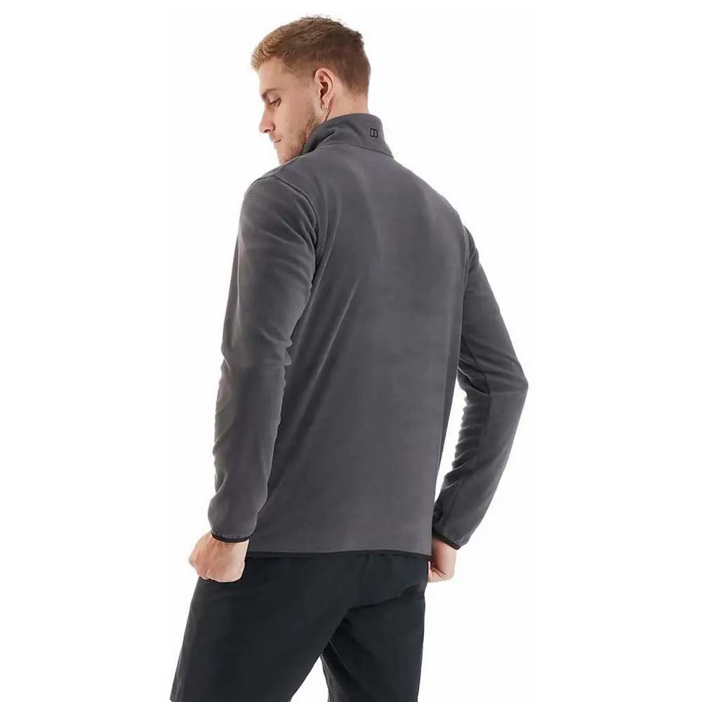 Berghaus Aslam Micro Polartec Fleecejakke Med Halv Glidelås, Grey Berghaus Aslam Micro Polartec Fleecejakke Med Halv Glidelås, Grey